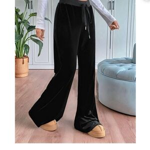 AE SPORT VELVET DRAWSTRING PANTS